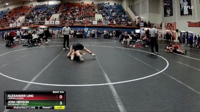 165 lbs Semifinal - Alexander Ling, Landon School vs Josh Henson, Archbishop Curley
