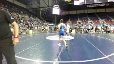 126 lbs Rnd Of 128 - Mason Carlson, UT vs Cameron Sisneros, WY