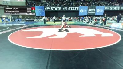 Boys 3A 126 lbs Cons. Semi - Jayden Chupa, Auburn Mountainview vs Joshua Wilson, White River