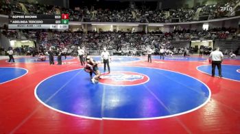 135 lbs 3rd Place Match - Sophie Brown, Houston County vs Abelinda Tercero, Gilmer County
