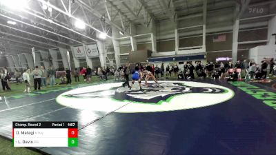 190 lbs Champ. Round 2 - Lailah Davis, Fremont vs Darryn Matagi, Mountain View