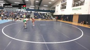 165 lbs 5th Place Match - Beknazar Baiyshbekov, Albright vs Luke Moore, Delaware Valley