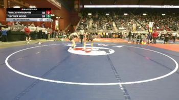 2A-144 lbs Quarterfinal - Skyler Wood, Saratoga vs Reece Whisenant, Greybull/Riverside