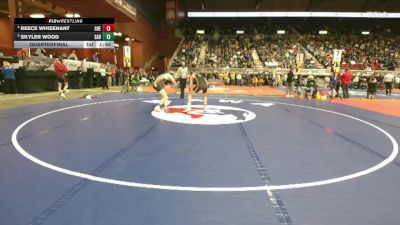 2A-144 lbs Quarterfinal - Skyler Wood, Saratoga vs Reece Whisenant, Greybull/Riverside