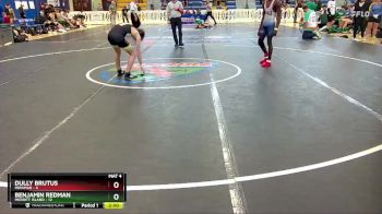 120 lbs Quarterfinals (8 Team) - Benjamin Redman, Merritt Island vs Dully Brutus, Miramar