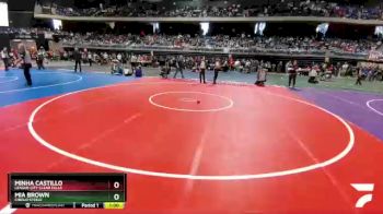 6A 100 lbs Cons. Round 1 - Mia Brown, Cibolo Steele vs Minha Castillo, League City Clear Falls