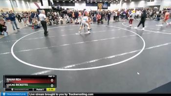 160 lbs Cons. Round 4 - Lucas Ricketts, KY vs Isaiah Rea, CA