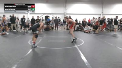 120 lbs Round 1 (4 Team) - Aiden Sierra, Parabellum WA White vs Aiden Swink, 84 Athletes