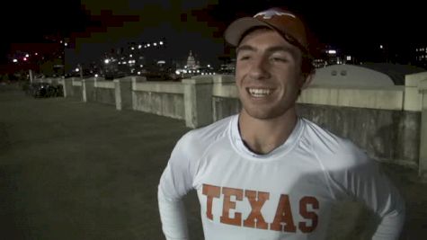 Craig Lutz on his last 10k on the Texas track