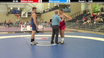 85kg Semi-finals William Baker (Rocky Mountain) vs. Mike Larson (Missouri)