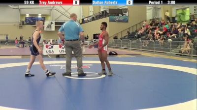 59kg Semi-finals Trey Andrews (Grit) vs. Dalton Roberts (USOTS)