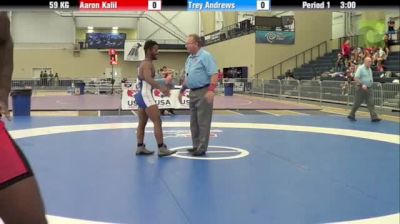 59kg Finals Trey Andrews (Grit Athletics) vs. Aaron Kalil (Marines)