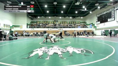 285 lbs Cons. Semi - Robert Crowe, South Torrance vs Thomas Banuelos, Sonora