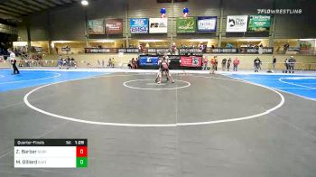 91 lbs Quarterfinal - Zoey Barber, Nebraska Wrestling Academy vs Mariah Dillard, Chatfield Jr Wrestling