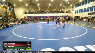 285 lbs Cons. Round 2 - Luke Wilford, Vallivue vs Kyle VanVleet, Kellogg