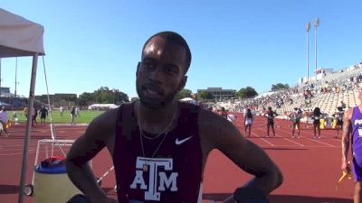 Deon Lendore on makign NCAAs and not being able to race Arman Hall