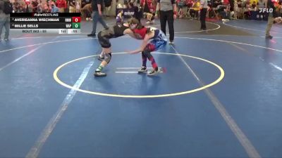 65 lbs Cons. Round 1 - Averieanna Wiechman, Red Machine Wrestling vs Millie Sells, Wapakoneta