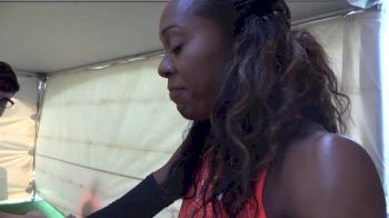 Sanya Richards not happy after Prefontaine loss