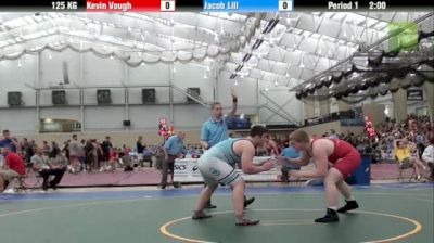 125kg q, Kevin Vough, Ohio  vs Jacob Lill, Georgia