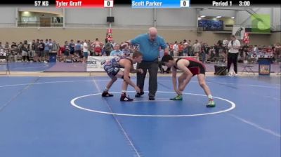 57kg r3, Tyler Graff, NYAC vs Scott Parker, LVAC