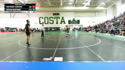 144 lbs Champ. Round 2 - Matthew Centeno, Esperanza vs Izeyah Martinez, Citrus Valley