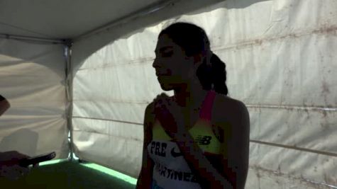 Brenda Martinez ran out of gas in Prefontaine 800