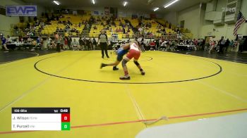 106-B lbs Final - Jaxon Wilson, Fort Gibson Youth Wrestling vs Ty Purcell, Vinita