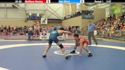 65kg r4, Matthew Manley, Missouri vs Joey Ward, Carolina WC