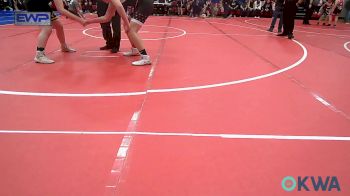 160 lbs Rr Rnd 1 - Daegen Gwinn, Pawhuska Elks Takedown vs Jenna Eberle, Jay Wrestling Club