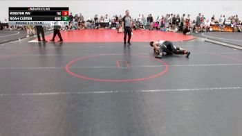 150 lbs Round 3 (6 Team) - Noah Carter, Bulloch Bandits Wrestling Club vs Winston Wu, Fuller Wrestling Center