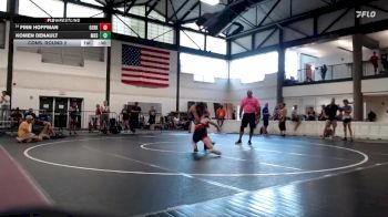 144-146 lbs Cons. Round 2 - Finn Hoffman, Eureka Wrestling Club vs Komen Denault, Mendota High School