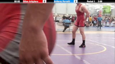 80kg Round 3 Anthony Perrotti (Rutgers) vs. Dillon Artigliere (FLWC)