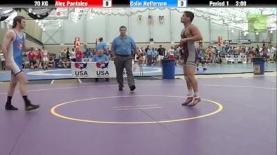 70kg Round 2 Alec Pantaleo (Michigan) vs. Colin Heffernan (CMRTC)
