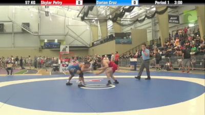 57kg Quarter-finals Skylar Petry (Minnesota Storm) vs. Darian Cruz (LVAC)