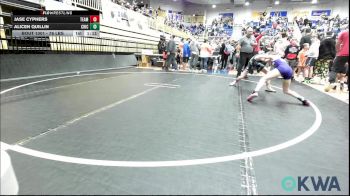 76 lbs Quarterfinal - Jase Cyphers, Team Guthrie Wrestling vs Alicen Quillin, Chickasha Youth Wrestling