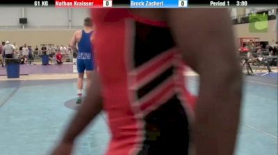 61kg q, Nathan Kraisser, Campbell  vs Brock Zacherl, Clarion