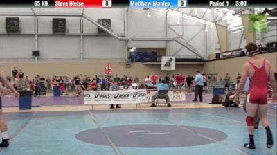 65kg Quarter-finals Steve Bleise (Northern Illinois) vs. Matt Manley (Missouri)