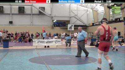 65kg q, Dom Forys, Pitt  vs Anthony Abidin, Nebraska