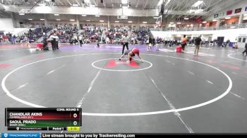 125 lbs Cons. Round 5 - Chandlar Akins, Cumberlands (Ky.) vs Saoul Prado, Baker (Kan.)