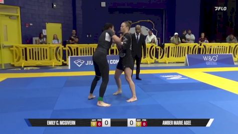 Amber Marie Agee vs Emily C. McGivern 2025 Pan IBJJF Jiu-Jitsu No-Gi Championship