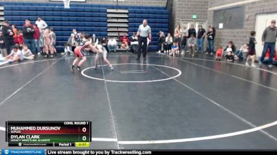 80 lbs Cons. Round 1 - Muhammed Dursunov, Suples vs Dylan Clark, Legacy Wrestling Academy