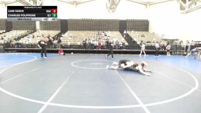 110-I lbs 3rd Place - Liam Vance, Bearcat Wrestling Club vs Charles Polifrone, Olympic