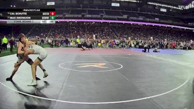 D1-106 lbs Cons. Round 1 - Max Knowlton, Muskegon Reeths-Puffer vs Cal Schutte, Dexter HS