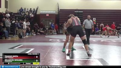 182 lbs Cons. Round 3 - Teague Smith, Fort Madison vs Brandon Simunek, Harrisburg