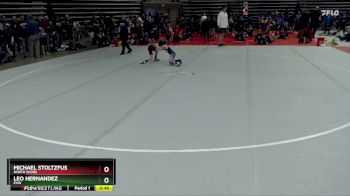 54 lbs Quarterfinal - Michael Stoltzfus, North Shore vs Leo Hernandez, EVW