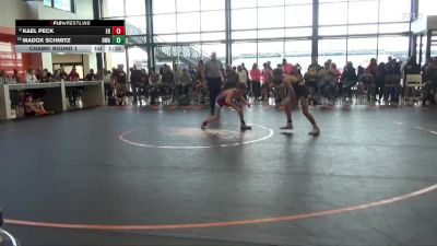 115 lbs Champ. Round 1 - Madox Schmitz, Hawkeye Wrestling Academy vs Kael Peck, East Buchanan