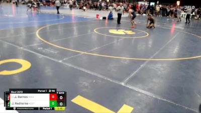 133 lbs Champ. Round 2 - Jake Barnes, Baker (Kan.) vs Jimmizan Redhorse, Adams State