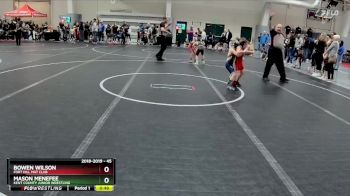 45 lbs Cons. Round 3 - Bowen Wilson, Fort Hill Mat Club vs Mason Menefee, Kent County Junior Wrestling