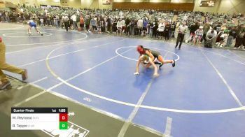 100 lbs Quarterfinal - Max Reynoso, Outlaws WC vs Beck Teppo, Sturgis