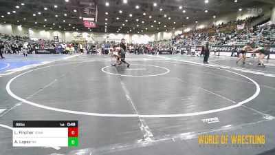 89 lbs Consolation - Landyn Fincher, Team Xtreme vs Andres Lopez, New Mexico
